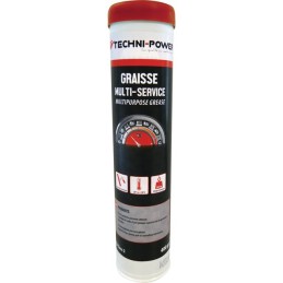 GRAISSE MULTI-SERVICE CARTOUCHE 400 GR TECHNI-POWER