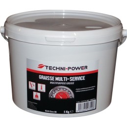 GRAISSE MULTI-SERVICE EP00 SEAU DE 5 KG TECHNI-POWER