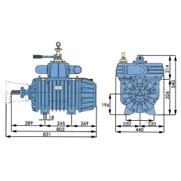 POMPE STAR72 DV-LA Ø80 MM STD