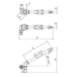 LANCEUR HYDRAULIQUE AVEC BRIDE 4"