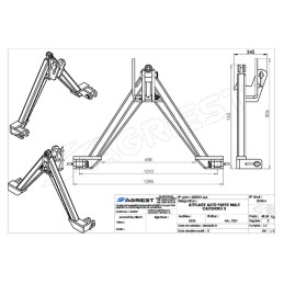 ATTELAGE AUTO PARTIE  MALE CAT 3