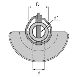 CONE DE GUIDAGE A GOUPILLE D'ARRET CATEGORIE 2