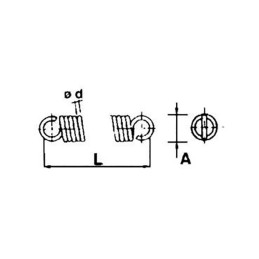 RESSORT TRACTION FIL DIAM 12 ZINGUE