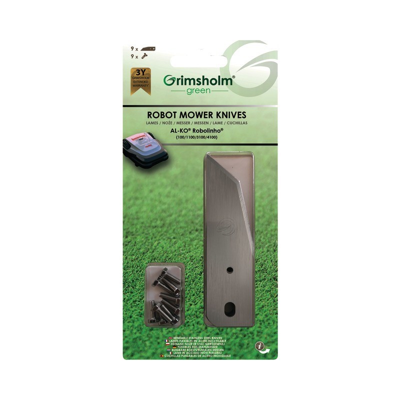 Lames pour al-ko robolinho 100,1100 le blister de 9