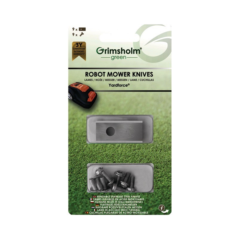 Lames pour yardforce le blister de 9