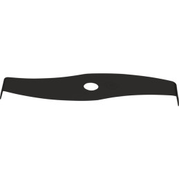LAME DEBROUSSAILLEUSE RONCE 2 DENTS COURBEE 280MM AL 25,4MM