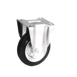 ROUE POLYALIDE A CHAPE FIXE 160 MM BANDAGE POLURETANE