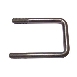 ETRIER POUR CARRE DE 100  Ø20.102.150.50 CL8. 8 ZINGUE