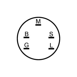 CONTACTEUR A CLE 5 FICHES (44745)