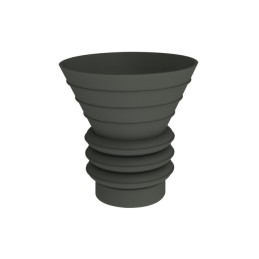 ENTONNOIR EN CAOUTCHOUC POUR TUBE Ø160 -154/3 300 HT 325