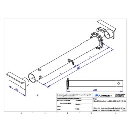 MOULINET LG 600 L 220 DROIT  LONG