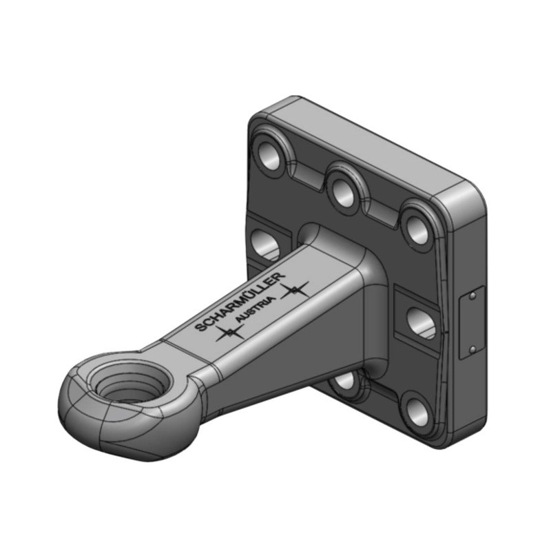 ANNEAU FIXE A BOULONNER 145X145 Ø40 CV 3T  SC