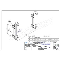 ADAPTATION COMPLETE JCB Q-FIT RENFORCE EP 40 MM