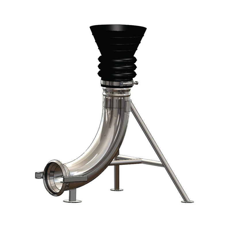 CONE DE REMPLISSAGE CAOUTCHOUC Ø 150 GALVA