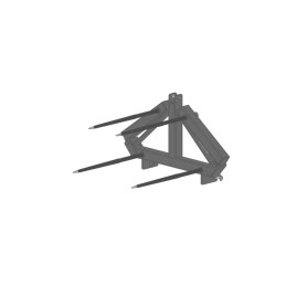 PIC'2 BAL N°4 REPLIABLE Ø36 PERCE AVEC 4 DENT TS 1100