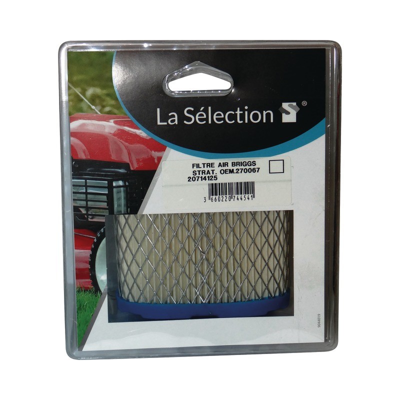 FILTRE A AIR POUR BRIGGS & STRATTON 5,5/6,5CV (270067)
