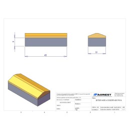 MISE A SOUDER HERSE 45X19X14