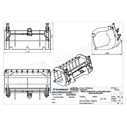 BENNE A GRAPPIN AP-BG AVC DTS LG1700 M FAUCHE UX STD FAB