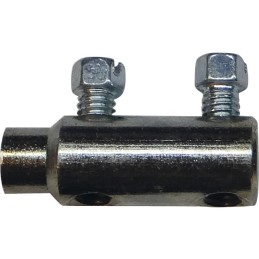 SERRE CABLE CYLINDRE DOUBLE SERRAGE Ø3,5MM SACHET DE 10