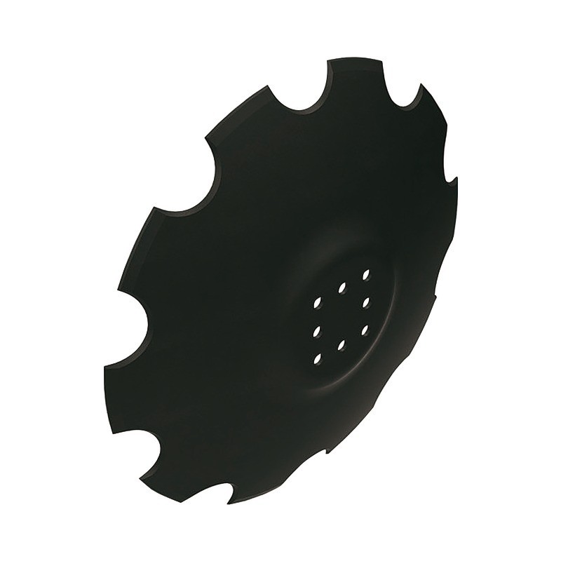 DISQUE CRENELE FOND PLAT Ø560X5 8 TROUS TYPE AGRISEM AGRI-POWER