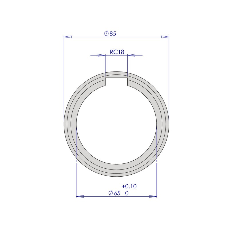 MOYEU DE NOIX CM Ø 65RC18