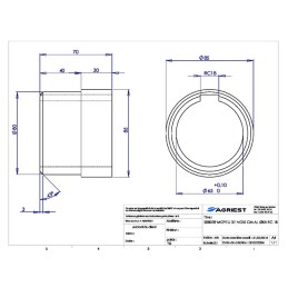 MOYEU DE NOIX CM Ø 65RC18