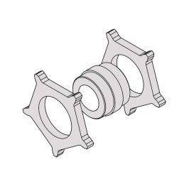 NOIX 12X36 5 EMP MECANO Ø 40