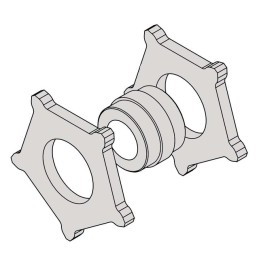 NOIX 12X42 5 EMP MECANO Ø 40