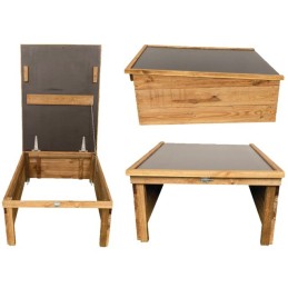 ABRI ROBOT TONDEUSE EN BOIS