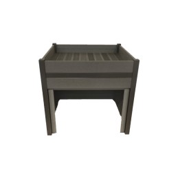 ABRI ROBOT TONDEUSE - JARDINIERE WPC AVEC SYSTEME DE FERMETURE