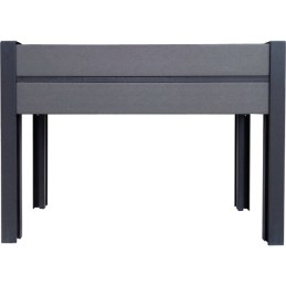 JARDINIERE XXL EN WPC 100X100X90CM