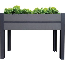 JARDINIERE XXL EN WPC 100X100X90CM