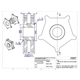 NOIX 16X56 5 EMP MECANO Ø 50