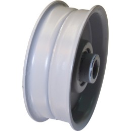 POULIE A GORGE PLATE ALESAGE 9,5MM Ø EXTERIEUR 62MM