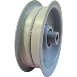 POULIE A GORGE PLATE ALESAGE 9,5MM Ø EXTERIEUR 82MM