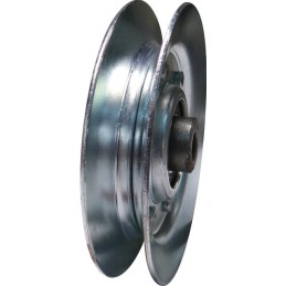 POULIE A GORGE EN V ALESAGE 9,5MM Ø EXTERIEUR 101MM