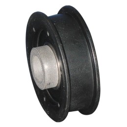 POULIE NYLON A GORGE PLATE ALESAGE 12,7MM Ø EXTERIEUR 54MM