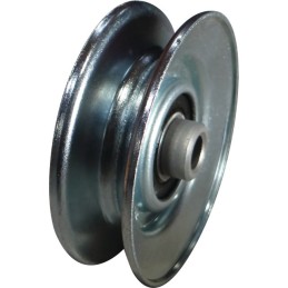 POULIE METAL A GORGE EN V