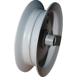 POULIE A GORGE PLATE ALESAGE 9,5MM Ø EXTERIEUR 102MM