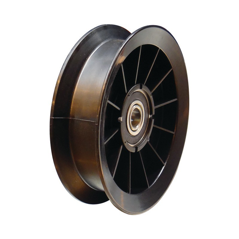 POULIE A GORGE PLATE ALESAGE 12,7MM Ø EXTERIEUR 122MM