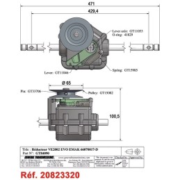 BOITIER DE TRACTION POUR EMAK (66070017-D LR48TBX)