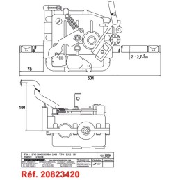 BOITIER DE TRACTION POUR HONDA (20001VFOE522)
