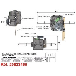 BOITIER DE TRACTION POUR HONDA (20001VK87532)