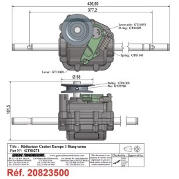 BOITIER DE TRACTION POUR MC CULLOCH (5312131-87)