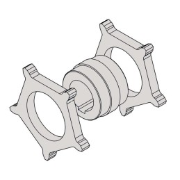 NOIX 14X42 5 EMP MECANO Ø 50RC14