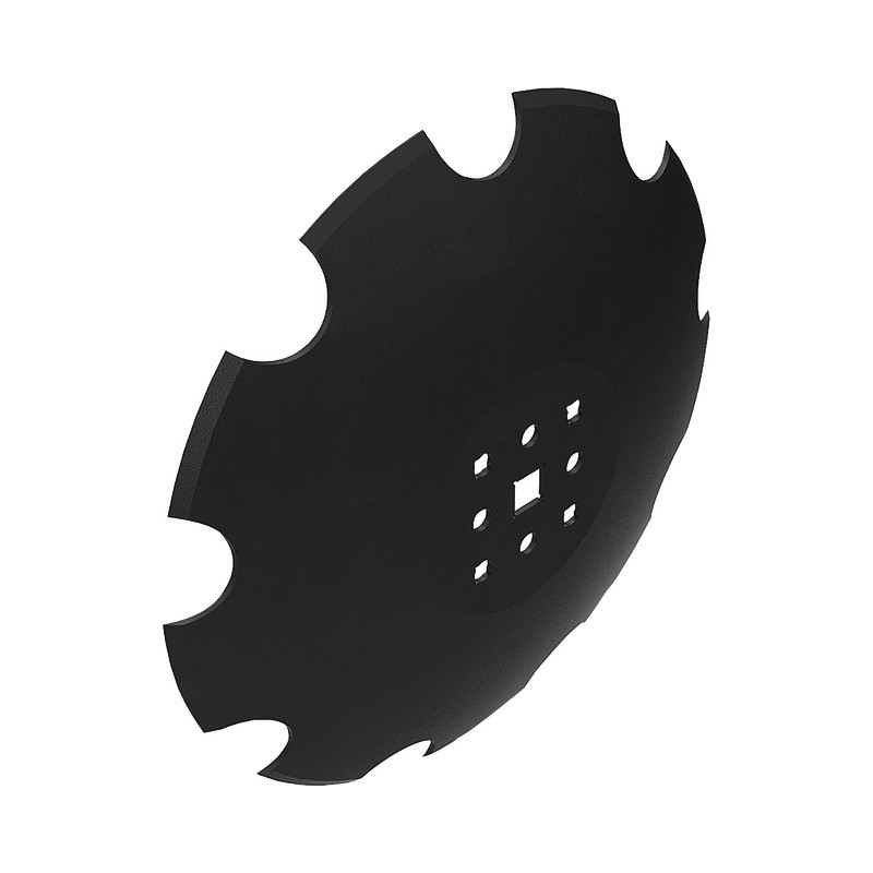 DISQUE CRENELE FOND PLAT Ø460X5 8 TROUS TYPE AGRISEM AGRI-POWER