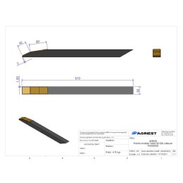 POINTE MOBILE CARRE 35 GB 172330 CARBURE