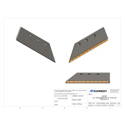 SOC ADAPTABLE GB 16" CARB GAUCHE 172613G