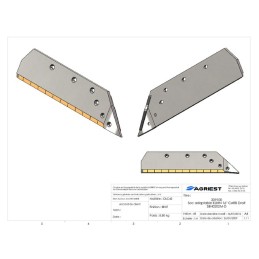 SOC ADAPTABLE KUHN 16" CARB DROIT 622234D