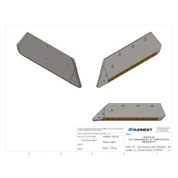 SOC ADAPTABLE KV 16" CARB GAUCHE 073005G